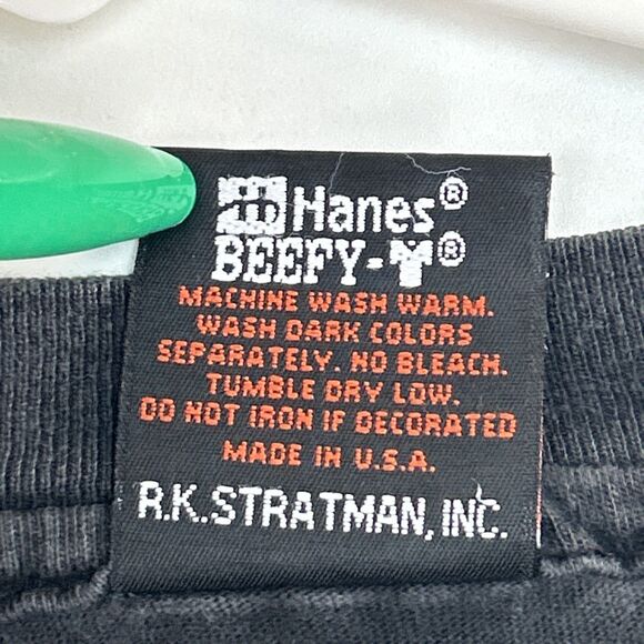 Vintage 1993 Harley Davidson Sturgis Men's XL T-shirt Hanes Beefy Tag - Willie G - Picture 8 of 9